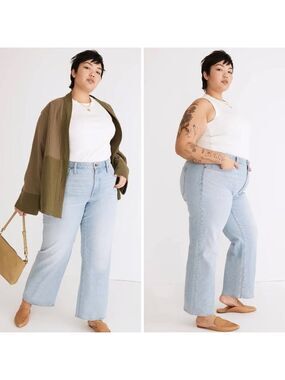 The Perfect Vintage Wide-Leg Jean in Edmunds Wash Size 16W